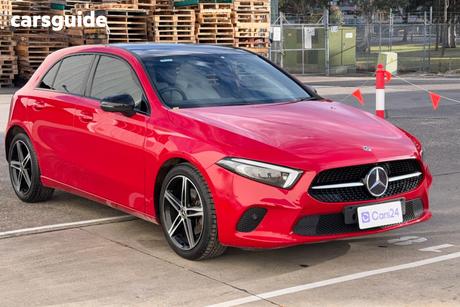 Red 2018 Mercedes-Benz A200 Hatchback