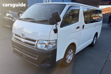White 2013 Toyota HiAce Van Lwb