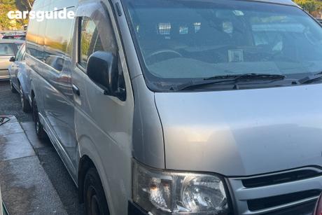 Silver 2010 Toyota HiAce Bus Commuter