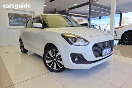 White 2019 Suzuki Swift Hatchback Glx Turbo