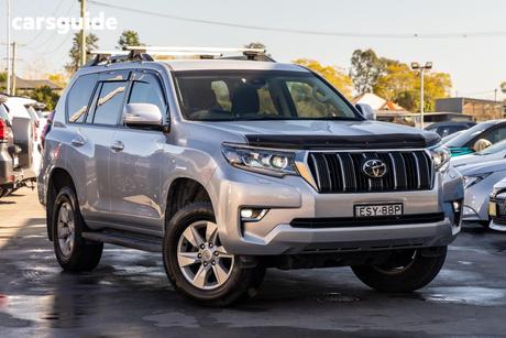 Silver 2021 Toyota Landcruiser Prado Wagon Gxl