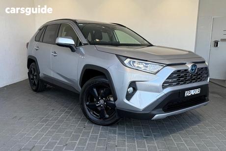 Silver 2021 Toyota RAV4 Wagon Cruiser (2Wd) Hybrid
