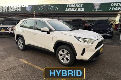 White 2020 Toyota RAV4 Wagon Gx (2Wd) Hybrid