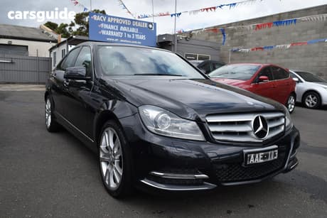 Black 2013 Mercedes-Benz C250 Sedan Avantgarde Be