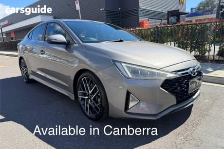 Grey 2019 Hyundai Elantra Sedan Sport Premium