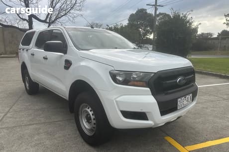 White 2017 Ford Ranger Crew Cab Pickup Xl 2.2 Hi-Rider (4X2)