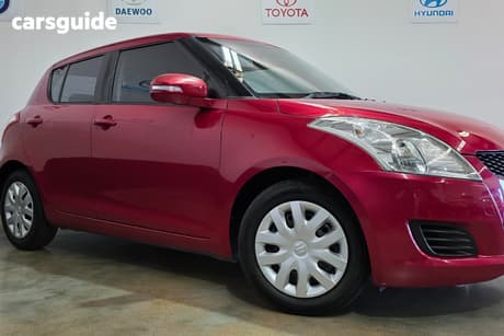 Red 2011 Suzuki Swift Hatchback Gl