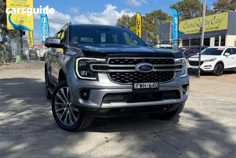 Silver 2025 Ford Everest Wagon Platinum (4Wd)