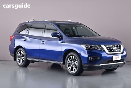 Blue 2019 Nissan Pathfinder Wagon St-L (4Wd)