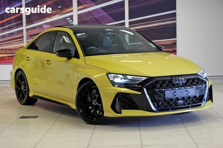 Yellow 2025 Audi RS 3 Sedan 2.5 Tfsi S Tronic