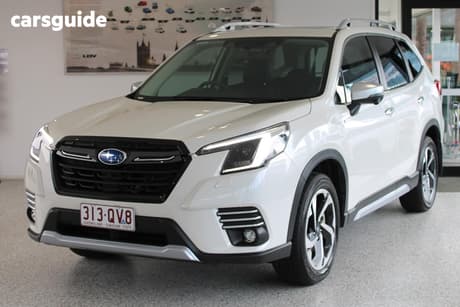White 2021 Subaru Forester Wagon Hybrid S (Awd)