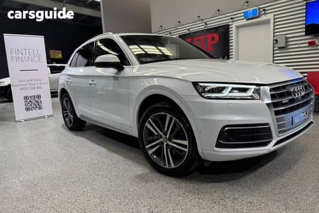 White 2020 Audi Q5 Wagon 40 Tdi Quattro Sport