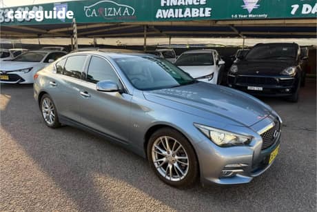 Blue 2015 Infiniti Q50 Sedan 2.2D Gt