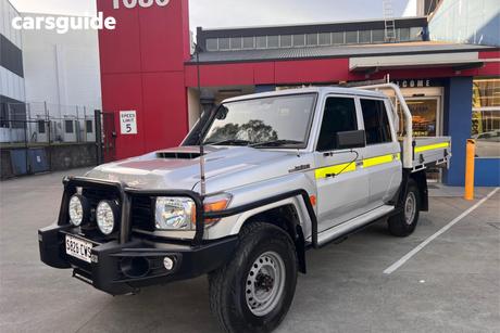 Silver 2023 Toyota Landcruiser Double Cab Chassis Lc79 Workmate