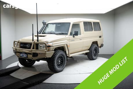 Beige 2022 Toyota Landcruiser Wagon Workmate Troop Carrier