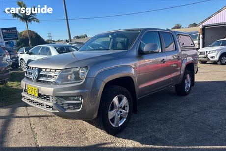 Brown 2017 Volkswagen Amarok Dual Cab Utility V6 Tdi 550 Highline
