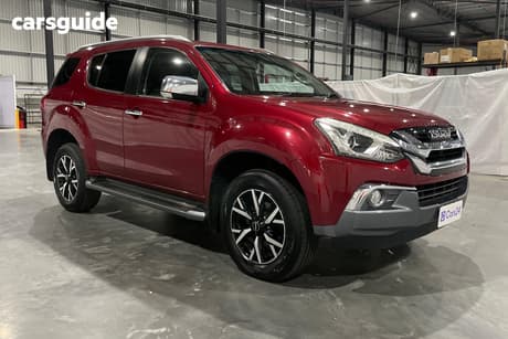 Red 2020 Isuzu MU-X SUV