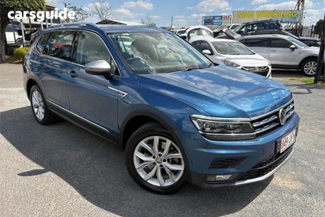 Blue 2018 Volkswagen Tiguan Wagon Allspace 162 Tsi Highline