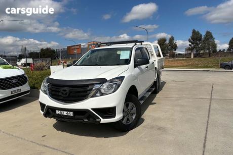 White 2020 Mazda BT-50 Dual Cab Chassis Xt (4X4) (5Yr)