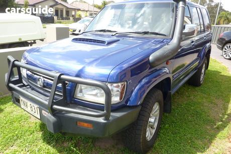 Blue 2002 Holden Jackaroo Wagon Se Lwb (4X4)