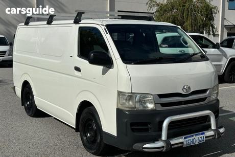 White 2008 Toyota HiAce Van Lwb