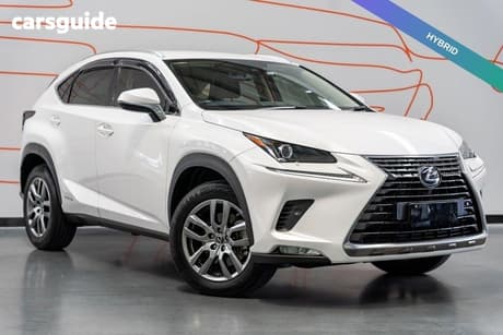 White 2021 Lexus NX300H Wagon Luxury Hybrid (Fwd)