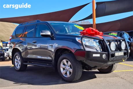 Grey 2014 Toyota Landcruiser Prado SUV GXL 4X4