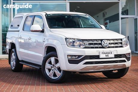 White 2018 Volkswagen Amarok Dual Cab Utility V6 Tdi 550 Sportline