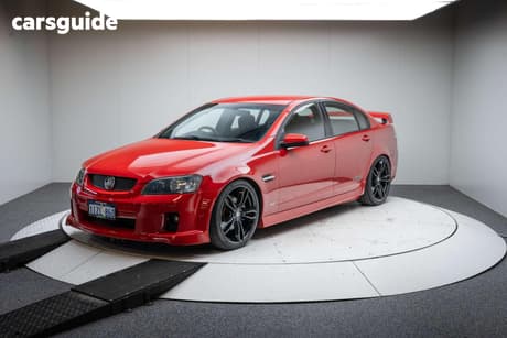 Red 2008 Holden Commodore Sedan Ss