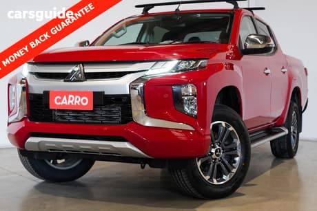 Red 2021 Mitsubishi Triton Double Cab Pick Up Gls (4X4)