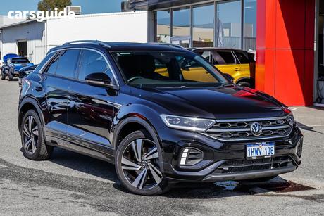 Black 2022 Volkswagen T-ROC Wagon 140Tsi R-Line