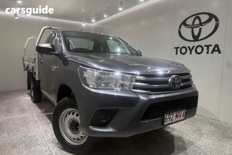 Silver 2025 Toyota Hilux Cab Chassis Sr (4X4)