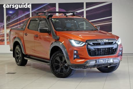 Orange 2022 Isuzu D-MAX Crew Cab Utility X-Terrain (4X4)