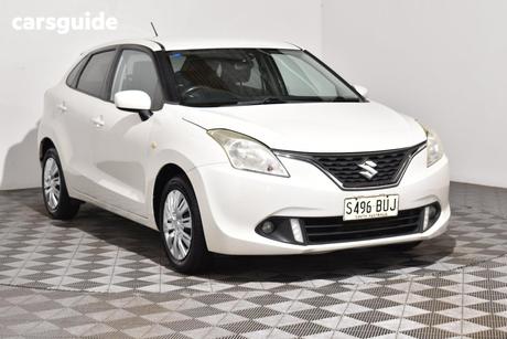 White 2017 Suzuki Baleno Hatchback Gl