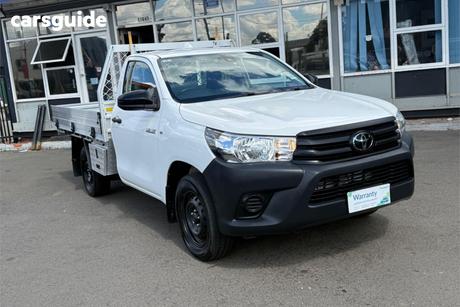 White 2023 Toyota Hilux Cab Chassis Workmate (4X2)