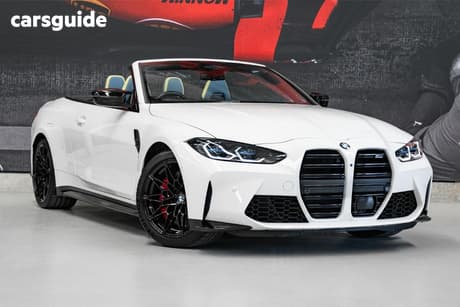 White 2023 BMW M4 Convertible Competition M Xdrive