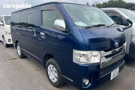 Blue 2015 Toyota HiAce SUV SUPER GL 4WD