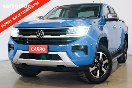 Blue 2024 Volkswagen Amarok Dual Cab Utility Style Tdi500 4Motion