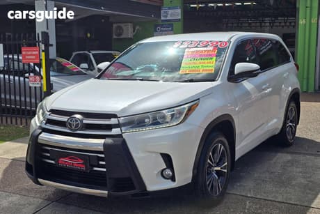 White 2019 Toyota Kluger Wagon Gxl (4X4)