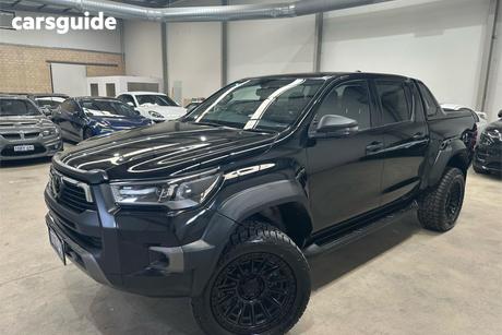 Black 2022 Toyota Hilux Double Cab Pick Up Rogue (4X4)