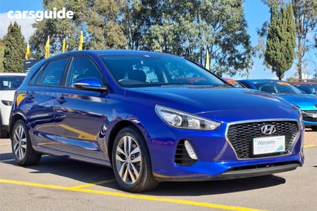 Blue 2019 Hyundai I30 Hatchback Active