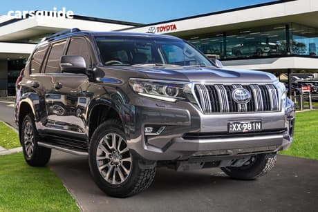 Grey 2018 Toyota Landcruiser Prado Wagon Kakadu (4X4)