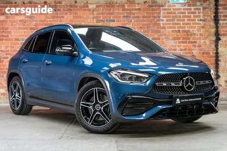 Blue 2021 Mercedes-Benz GLA250 Wagon 4Matic
