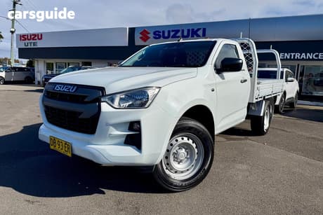 White 2022 Isuzu D-MAX Cab Chassis Sx (4X2) High-Ride