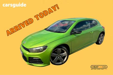 Green 2011 Volkswagen Scirocco Hatch R F