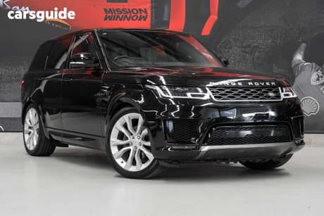 Black 2018 Land Rover Range Rover Sport SUV SDV6 HSE 4X4
