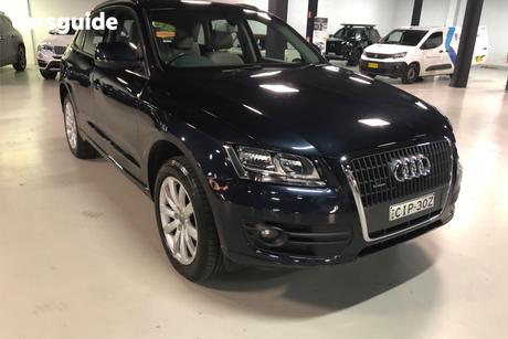 Blue 2012 Audi Q5 SUV TFSI