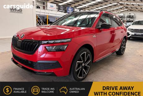 Red 2020 Skoda Kamiq Wagon 110Tsi Monte Carlo