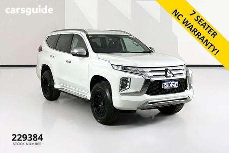 White 2022 Mitsubishi Pajero Sport Wagon Gls (4Wd) 7 Seat