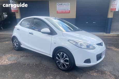 White 2009 Mazda 2 Hatchback Neo